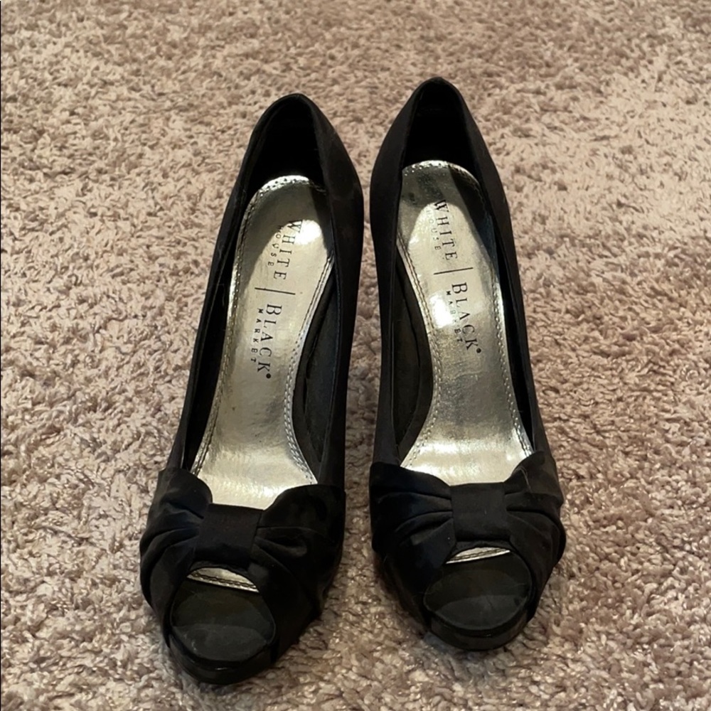Black high heels